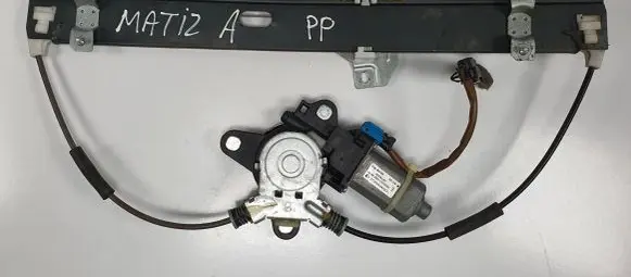 Chevrolet Matiz Front window lifting mechanism without motor 96485142
