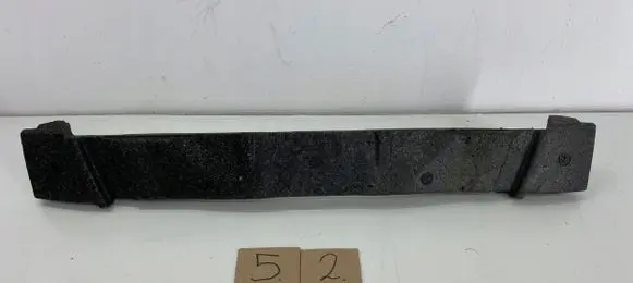 Front bumper foam support bar