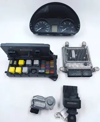 Mercedes-Benz Sprinter W906 Engine ECU kit and lock set A6519000601 A6519019400 A9069008600