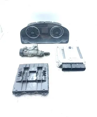 Volkswagen Transporter - Caravelle T5 Engine ECU kit and lock set 03L906022CD 03L907309K