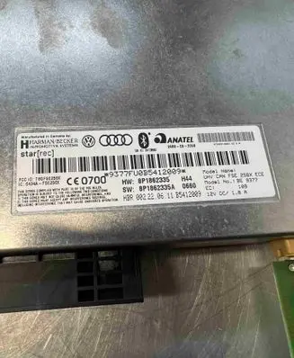 Audi TT TTS Mk2 Bluetooth control unit module 8p1862335