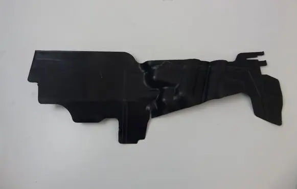 Intercooler air guide/duct channel