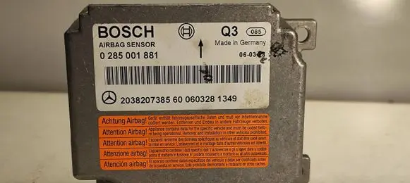 Mercedes-Benz C W203 Airbag control unit/module 2038207385 0285001881 0603281349