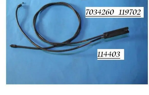 BMW 1 E81 E87 Engine bonnet/hood lock release cable 7034260 119702