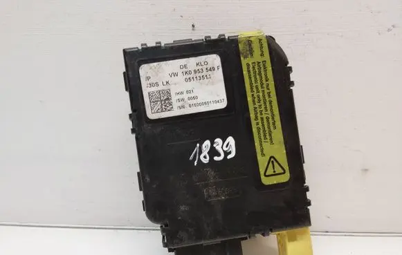 Volkswagen Touran I Steering angle sensor 1K0953549F