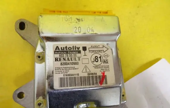 Renault Espace - Grand espace IV Airbag control unit/module 603785500 8200410980