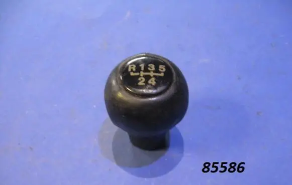 Gear lever shifter trim leather/knob