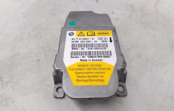 BMW 5 E60 E61 Airbag control unit/module 9118931
