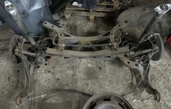 Rear beam