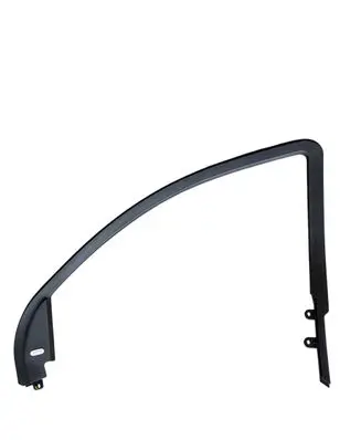 Front door glass trim molding