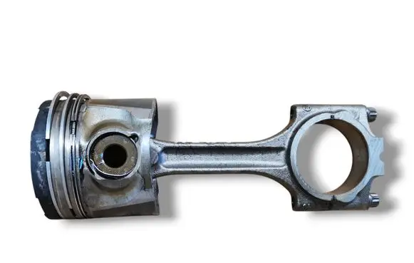 Piston with connecting rod