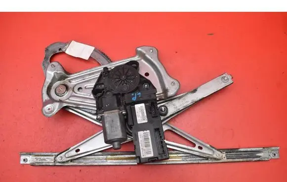 Renault Megane III Front door window regulator with motor 966020-107