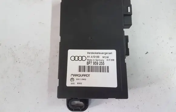 Audi A3 S3 8P Sunroof control unit/module III8P7959255III 8P7959255