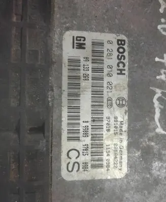 Opel Zafira A Engine control unit/module 09133269 0281010021 28SA4222