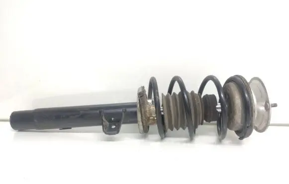 Front shock absorber with coil spring