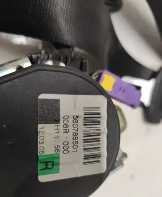 Audi A4 S4 B7 8E 8H Front seatbelt 560788501 008R000