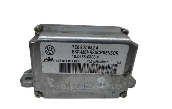 Volkswagen Touareg I ESP acceleration yaw rate sensor 7E0907652A 448801001021 10098503034