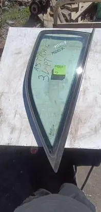 Opel Astra G Rear door window glass 1212123
