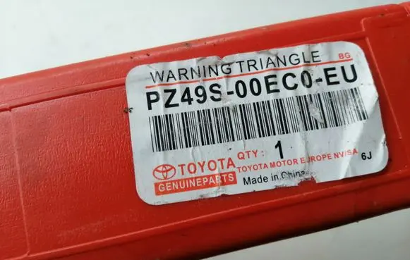 Emergency warning sign