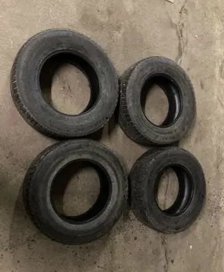 Toyota Land Cruiser (J120) R17 winter/snow tires with studs 