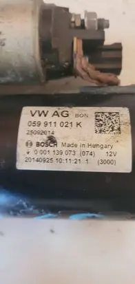 Audi Q5 SQ5 Starter motor 059911021K 25092014 0001139073