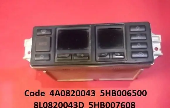 Audi A4 S4 B5 8D Climate control unit 4A0820043 5HB006500 8L0820043D