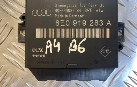 Audi A4 S4 B6 8E 8H Parking PDC control unit/module 8E0919283A 1511016 601796