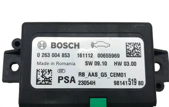 Peugeot 206 Parking PDC control unit/module 0263004853 9814151980 00655969