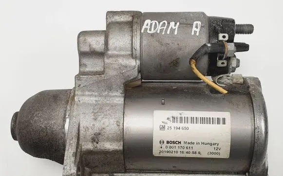 Opel Adam Starter motor 25194650