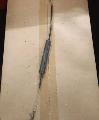 Rear door cable line