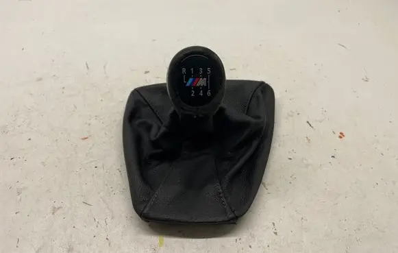 BMW 3 E90 E91 Gear lever shifter trim leather/knob 8037309 10012011