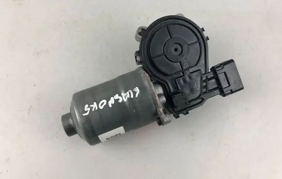 Front wiper linkage and motor
