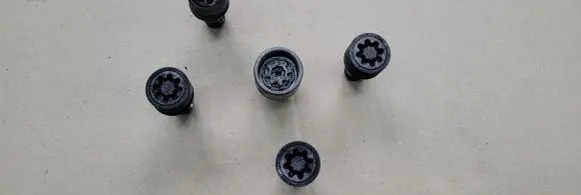 Audi A6 S6 C7 4G Anti-theft wheel nuts and lock 