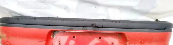 Mazda 323 Rear bumper raudonas
