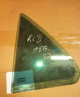 Rear vent window glass