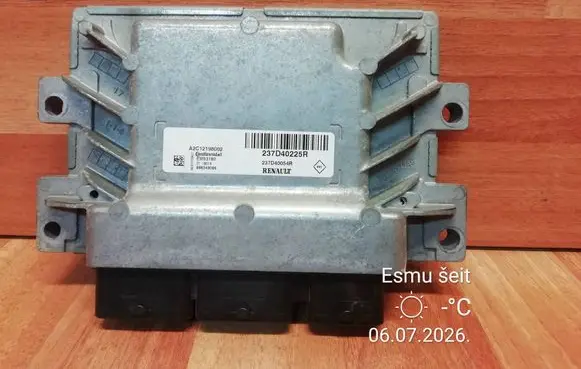 Renault Zoe Engine control unit/module 237D40225R A2C12198002 237D40054R