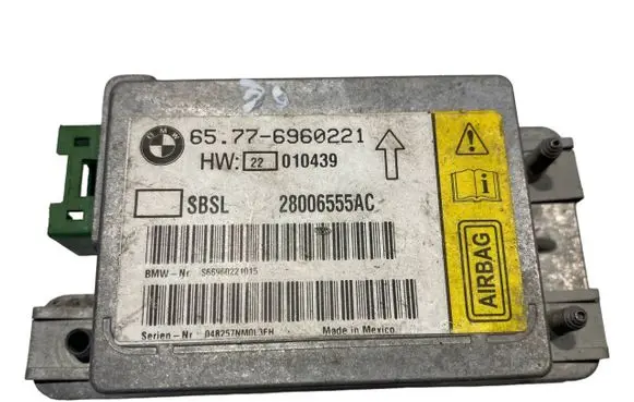 BMW 7 E65 E66 Airbag control unit/module 6960221 28006555AC 66960221015