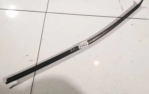 Front door glass trim molding