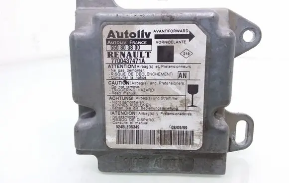 Renault Scenic I Airbag control unit/module 7700437471A 550803800
