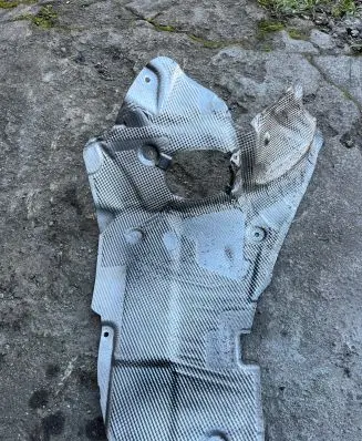 Mercedes-Benz C W204 Heat shield in engine bay A20468007220002