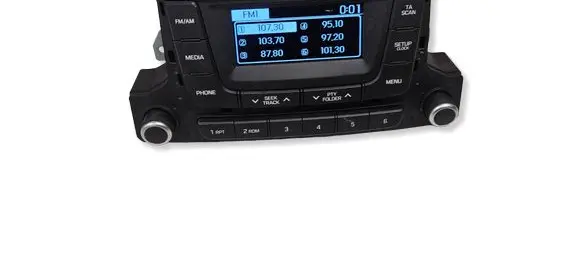Hyundai i10 Radio/CD/DVD/GPS head unit 96170B90504X AC110B9EE 10R037993