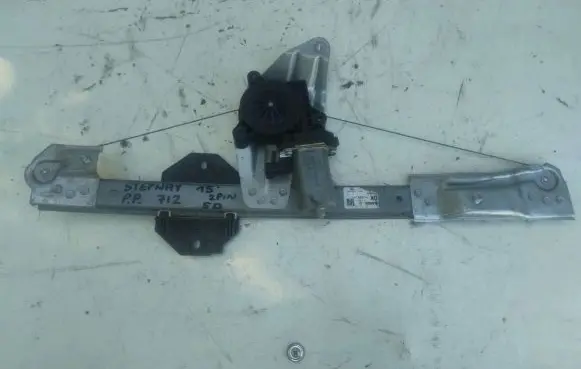 Dacia Sandero Front window lifting mechanism without motor 807209299R