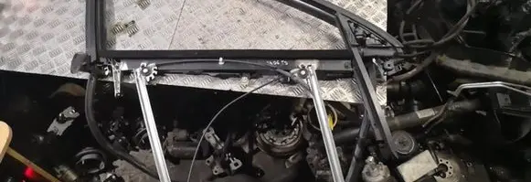 Audi A4 S4 B6 8E 8H Front window lifting mechanism without motor