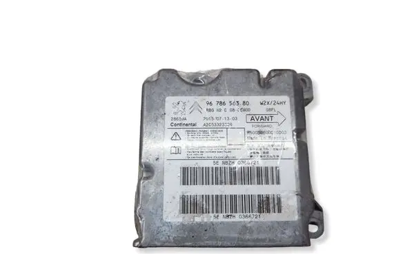 Peugeot 508 Airbag control unit/module 9678656380