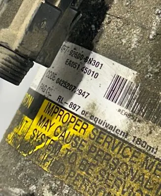 Nissan Primera Air conditioning (A/C) compressor (pump) 92600BN301 04252072947