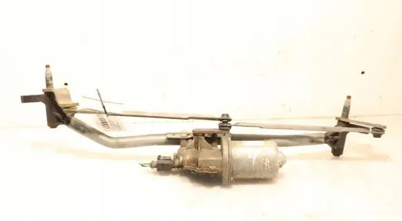 Front wiper linkage and motor
