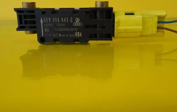 Airbag deployment crash/impact sensor
