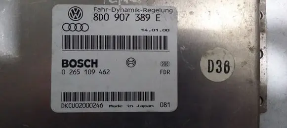 Audi A6 S6 C5 4B ESP (stability system) control unit 8D0907389E 0265109462