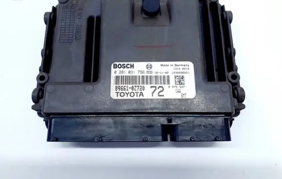 Toyota Auris E180 Engine control unit/module 896610Z720 0281031796
