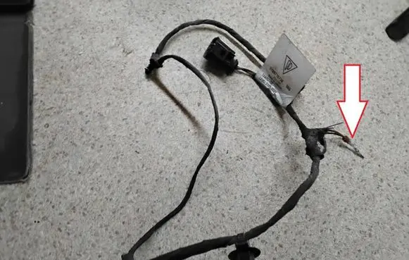 Porsche Cayenne (9Y0 9Y3) Parking sensor (PDC) wiring loom 9Y0971073K